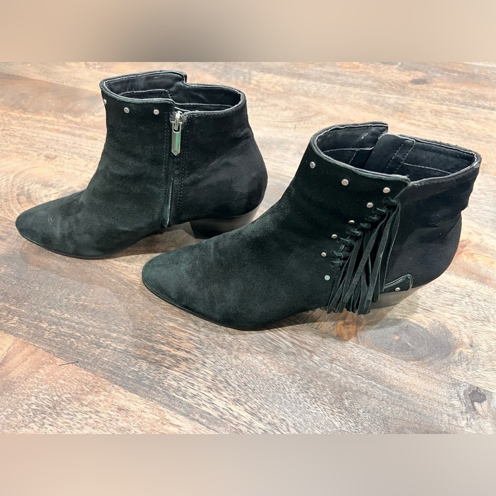 Sam Edelman Rudie Studded Fringe Boots Size 10 - Picture 2 of 8